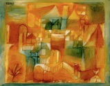 Paul Klee Fasçsade Braun-grün 1919